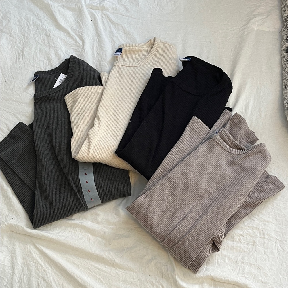 Ribbed Knit Sweater Collection